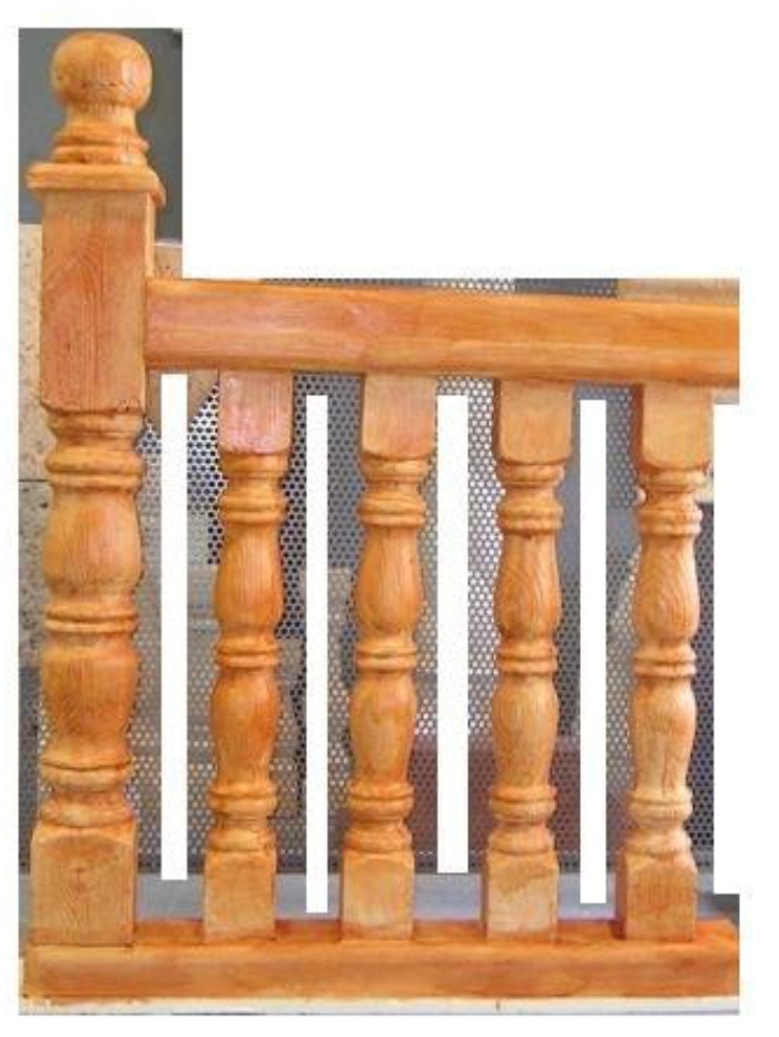 Balaustradas y balaustres hormigón imitación madera y lisas piedra  artificial